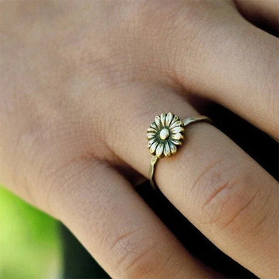 Gold Sonnenblumen Ring