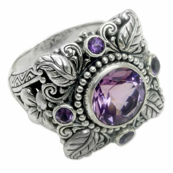 Meditation Amethyst Kristall Blume