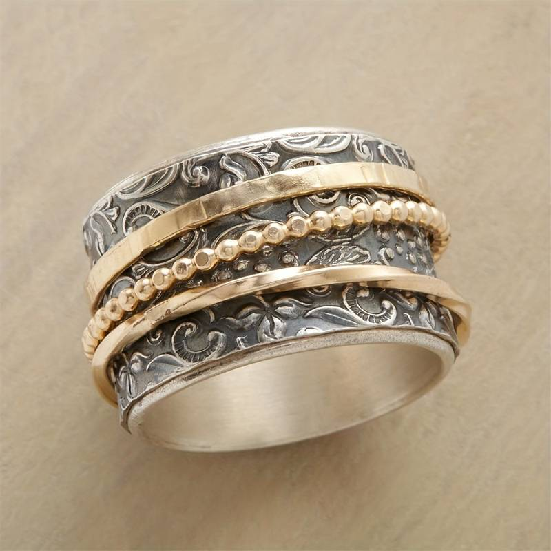 Vintage Gold & Silber Antiker Ring